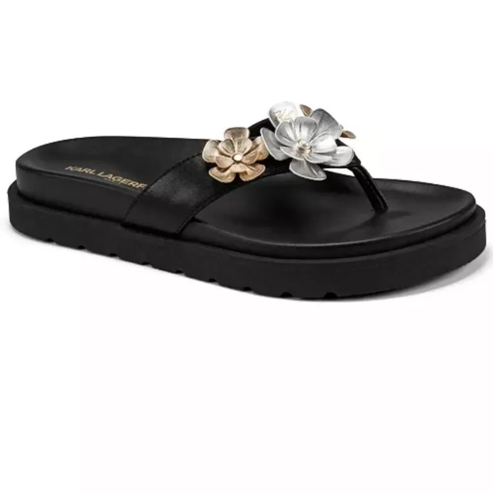 KARL LAGERFELD PARIS
Women's Hayze Fleur Flip Flop Sandals